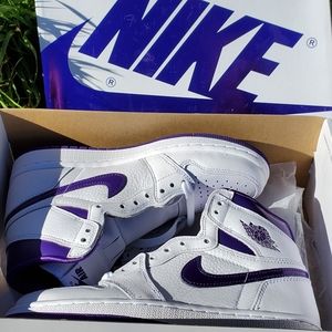 Nike Jordan 1 Retro High Court Purple Size: 5 WMNS